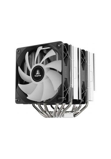 Segotep Fz6 Pro Siyah 2x120mm Kule Tipi İşlemci Soğutucu Lga 1700 Ve Am5 Uyumlu