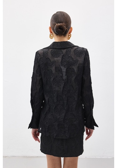 Sateen Belica Gömlek - Siyah-137146 Siyah
