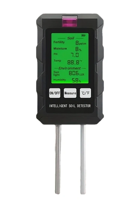 Willowhaven Siyah 6 Lı 1 Arada Dijital Toprak Nem Ölçer - Sıcaklık, Nem, Ph Ve Işık Ölçümü