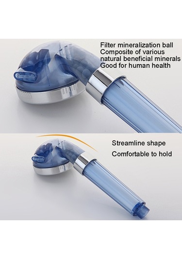 Su Filtre Duş Başlığı Ev Pp Pamuk Filtre Güçlendirici El Lotus Sifonu, Boyut:gök Mavisi Diğer