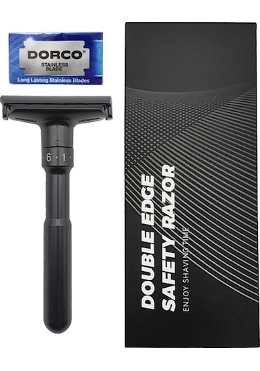 T Tipi Güvenli Tıraş Makinesi, El Tıraşı, Erkekler İçin Klasik Jilet, Tüy Ve Saç Kesme Bıçağı, Çinko Alaşım B