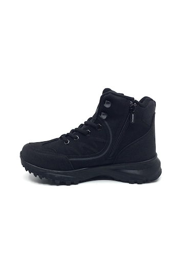 Avidox Erkek Günlük Outdoor Kışlık Bağcıklı Fermuarlı Spor Bot 36-44 Siyah