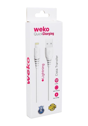 Weko Wk-22019 Usb To Lightning Telefon Şarj Kablosu