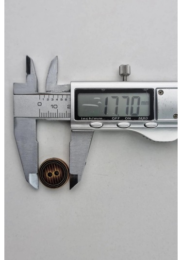 Orta Boy Ahşap Görünümlü Eskitme Kaban Çeket Hırka Yelek Düğmesi 5 Adet