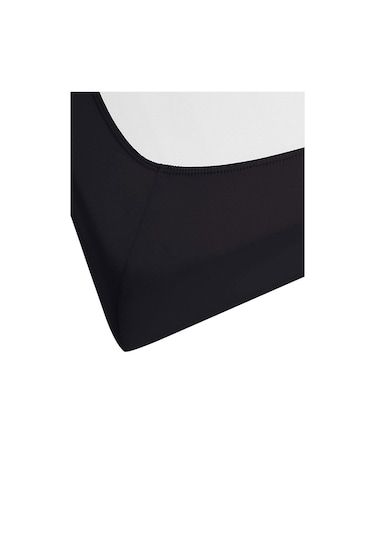 80 X 200 + 30 Cm Düz Pamuklu Tek Kişilik Lastikli Fitted Penye Çarşaf Siyah