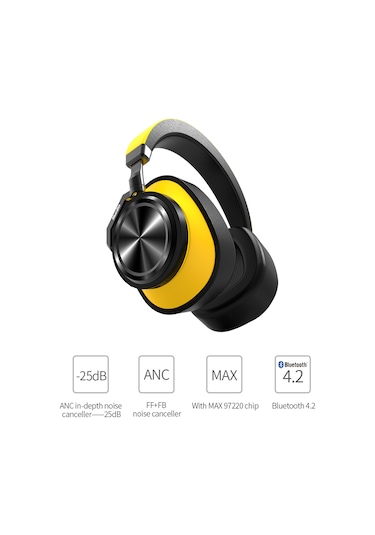 Bluedio T6 Bluetooth 4.2 ANC Kulak Üstü Kulaklık