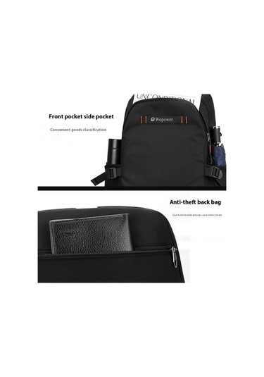 Wepower 8107 Erkekler Seyahat İşe Gidiş Dizüstü Sırt Çantası Naylon Büyük Kapasiteli Öğrenci Rahat Sırt Çantası Haki