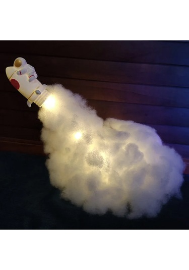 Uçan Astronot Tasarımlı Gece Lambası Diğer