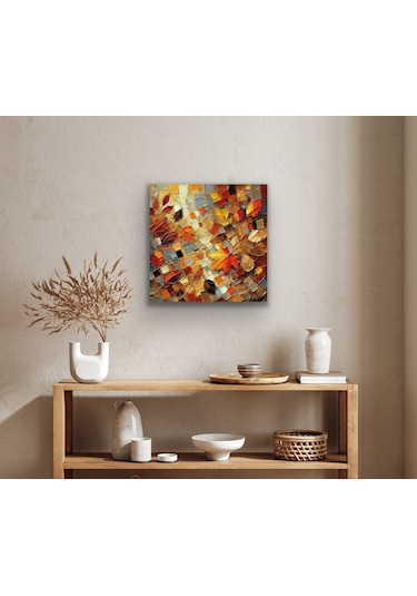 Sonbahar Mevsimi Kanvas Tablo 60x60cm