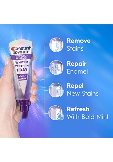Crest 3dwhite Brilliance Deep Stain Remover Ultra White Diş Macunu 87gr Beyazlık