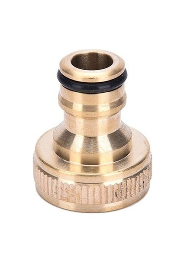 Bosphorusboutique02 10 Adet 3/4 İnç Pirinç Musluk Adaptörü, Bahçe Hortumu Bağlantı Aparatı, Bakır Bakır