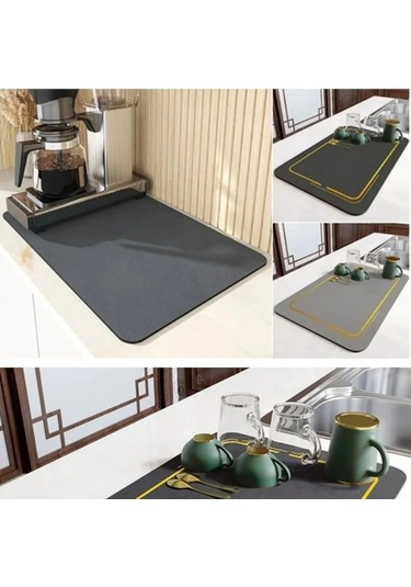 Sengenegel Bulaşık Yıkama Matı Kurulama Matı Bulaşık Kurutma Matı Katlanabilir Tezgah Üstü Mat