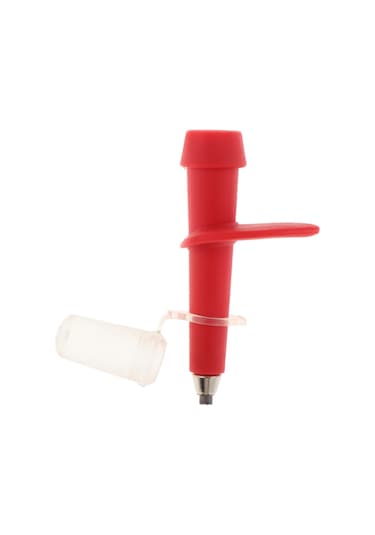 Dolıty Baston Ucu Karbür Kafa Yedek Kapak Aksesuarları Trekking Kırmızı