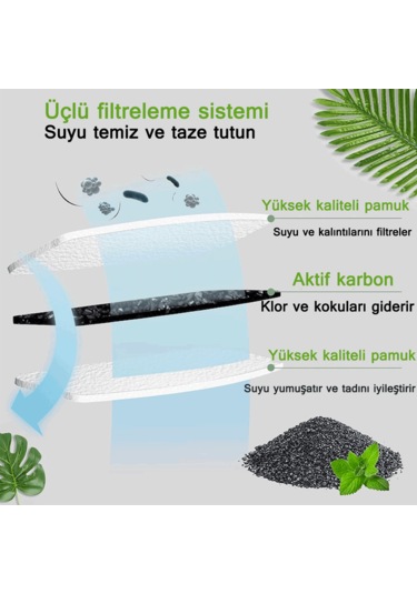 Econicword Kedi İçme Çeşmesi Paslanmaz Çelik Evcil Köpek 4l Wf3