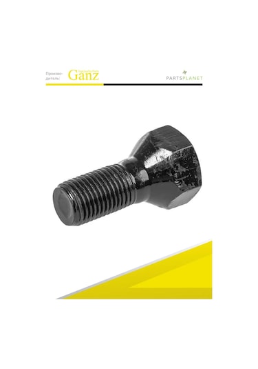 Ganz Jant Cıvatası M12x1.25x23 Vaz 2108, 2113-2115 İçin, 4 Adet 207041020