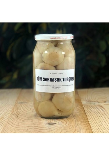 Silifke Sepeti Tüm Sarımsak Turşusu 1200 G