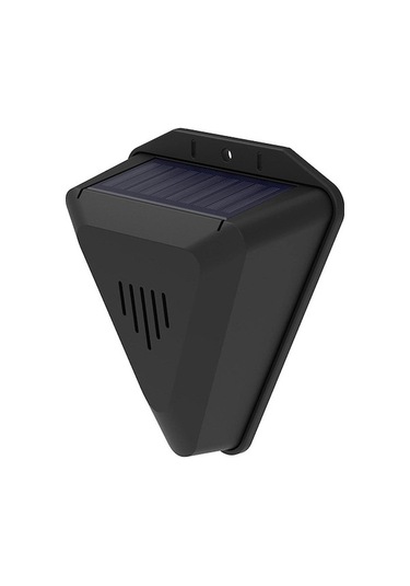 Vkemall Güneş Enerjili N911q Kuş Ve Hayvan Kovucu - Gündüz Zamanlı Ses Ve Işık Sistemi - Bahçe, Havuz, Tarlalar İçin Siyah