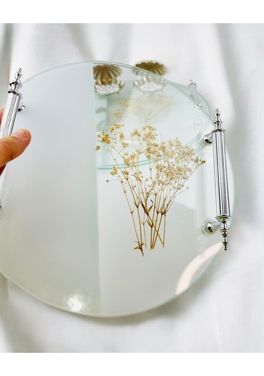 Radiant Söz Tepsisi Ve Nişan Tepsisi Seti Bronz Bronz