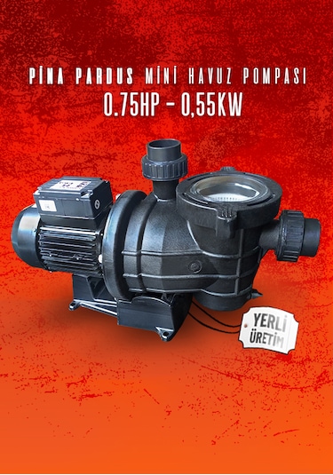 Pina Pardus Mini Havuz Pompası 75m 0,55kw - 0,75hp 50mm 220v Ön