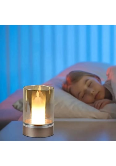 Cata Ct 8432 Tokyo Taşınabilir Mum Görünümlü Masa Lambası El Hareketini Algılayan Usb Şarjlı