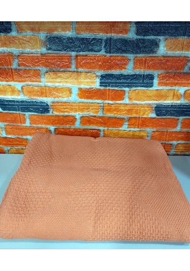 2 Adet Şaheser %100pamuk Çift Kiş. Pike240x220 Tek Pike -portakal Turuncu