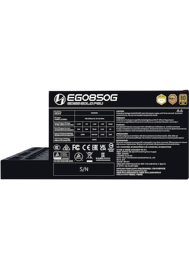 Lian Li Edge850 Siyah 850w 80+ Gold Atx Power Supply Akak92llı0014