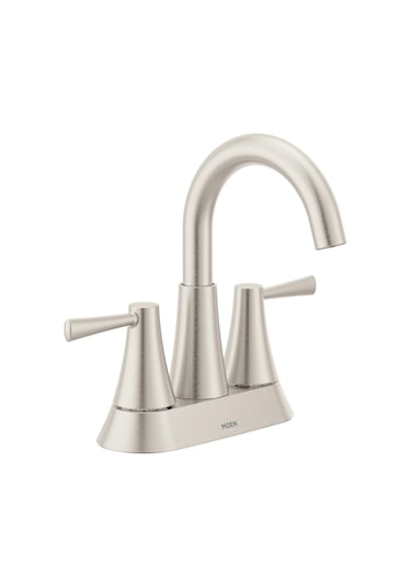 Moen 84022srn Ronan İki 4 "centerset Modern Musluk, Push-down Dre Diğer
