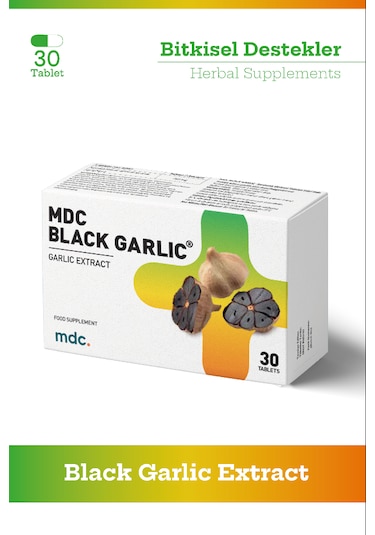 Mdc Black Garlic Siyah Sarımsak Ekstresi Takviye Edici Gıda 30 Tablet