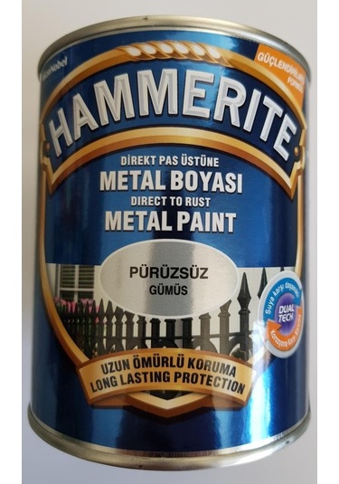 Marshall Hammerite Pürüzsüz Gümüş 2.5 Litre (475389697)