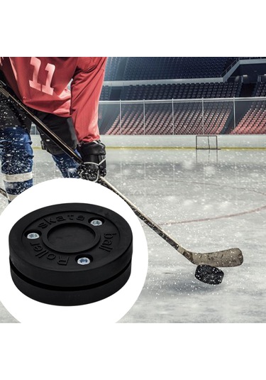 Homyl Roller Hokey Diski Uygulama Hediyesi Oyun Eğitimi Siyah Siyah