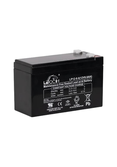 Leoch 12v 9a Kuru Tip Ups Akü
