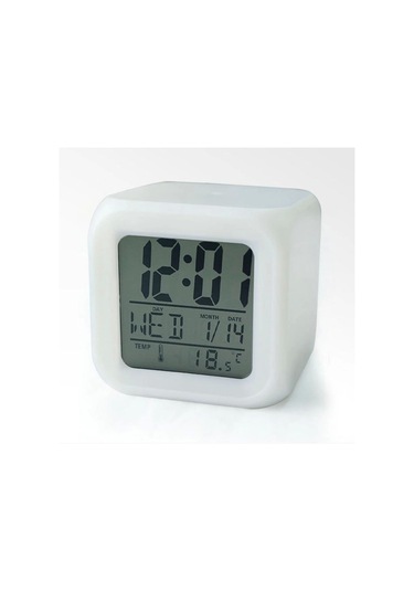 Renk Değiştiren Küp Saat Çok Renkli