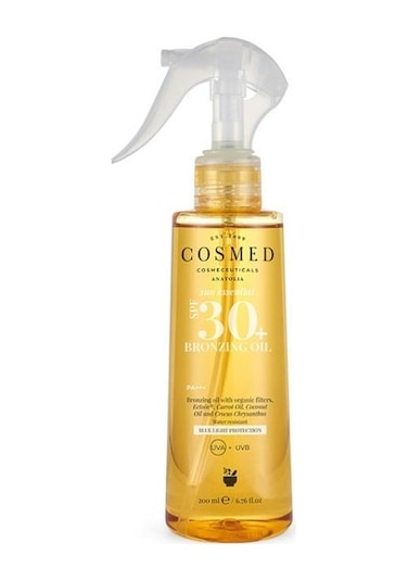 Cosmed SPF30+ Bronzlaştırıcı Güneş Yağı Sprey 200 ML