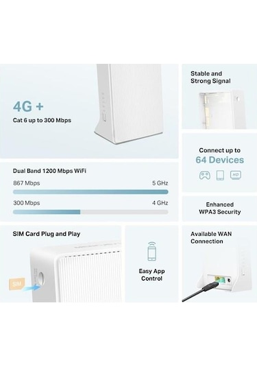 Mercusys Mb230-4g Ac1200 4g Lte Dual Band Router