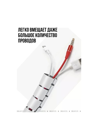 Bravus Kablo Organizatörü Esnek Örgü 2m Kablolar İçin Koruma 177213480