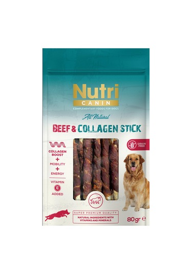Nutri Canin Beef Collagen Stick Biftekli Köpek Ödülü 80gr