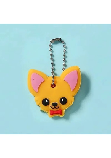 Mınıso 46 Modelli Toptan Anime Anahtarlık Kapağı - Minnie Karikatür Taşınabilir Anahtarlık Tutucu Amy Green Kırmızı