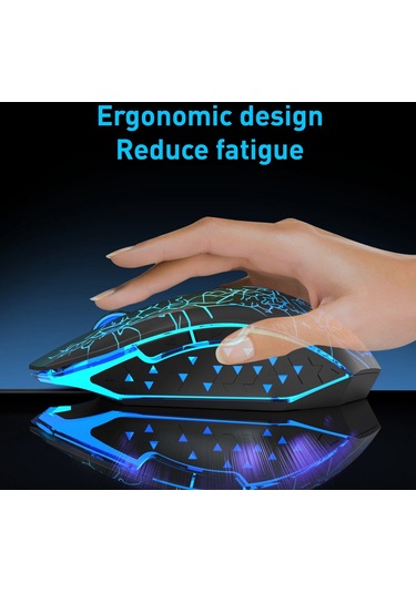 Cbtx W210 2.4 GHZ Kablosuz Bluetooth Sessiz RGB Mouse