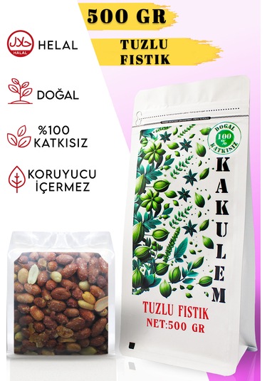 Kakulem Tuzlu Kavrulmuş Yer Fıstığı İçi 500 G