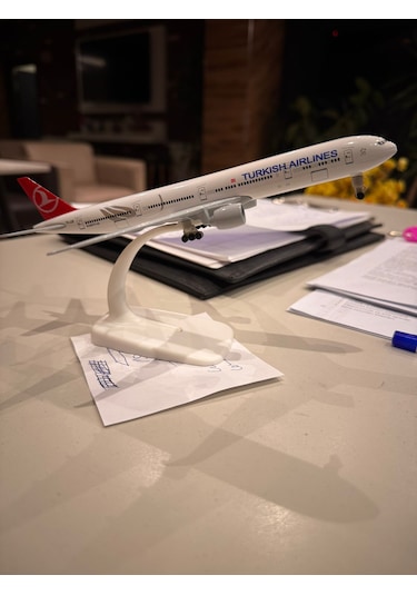 Frefly 16cm Türk Hava Yolları Boeing 777 Uçak Modeli Planel Uçak Döküm Metal 1/400 Ölçekli Uçaklar