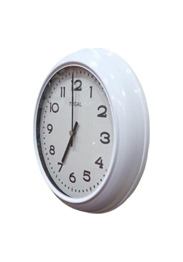 Regal 4290 Ww Özel Seri Metal Kasa Akar Sessiz Saniyeli Duvar Saati Çok Renkli