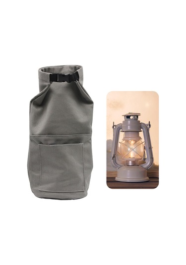 Suntek Kamp Fener Saklama Çantası Piknik Yürüyüş Sırt Gri