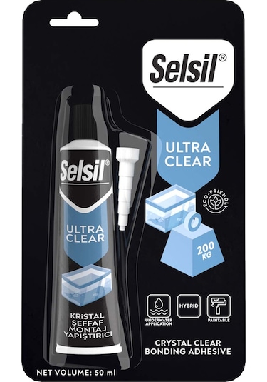 Selsil Hibrit Ultra Clear Yapıştırıcı 50 ML