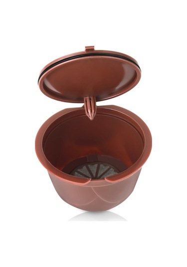 Fastbuy 3 Adet Dolce Gusto Uyumlu Paslanmaz Çelik Kahve Kapsülü - Yeniden Kullanılabilir Kahverengi Diğer Diğer