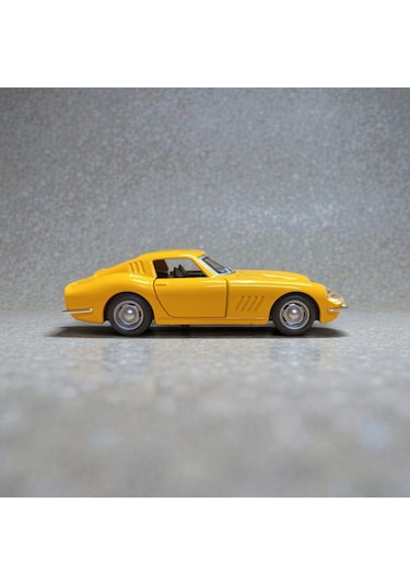 1966 Ferrari Sarı 275 Gtb Metal Diecast Çek Bırak Model Araba Diğer