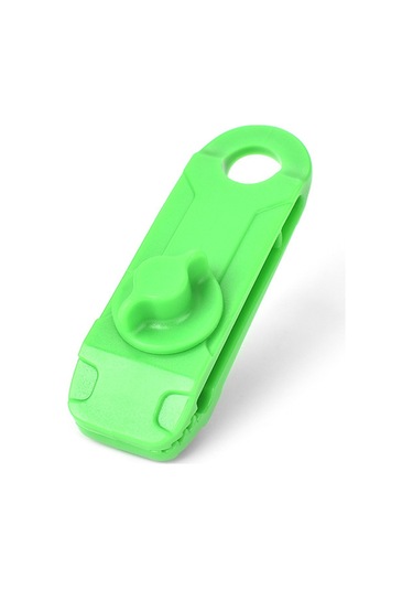 Fosenze Yeşil Nylon Kamp Çadır Klipsi - Dış Mekan Peknik Zımbırtısı, Fenerler Ve Tenteği İçin Güçlü Tutucu - 1 Adet Yeşil