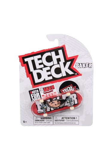 Tech Deck Baker Brand Logo Domuz Grafik Parmak Kaykay