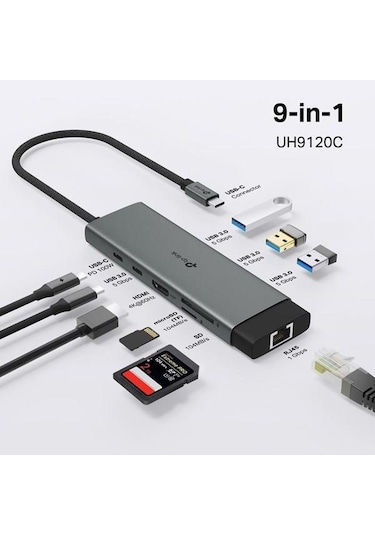 Tp-lınk Uh9120c 4k Usb Type-c 9in1 Dock-138857