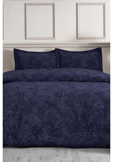 16 Parça Çeyiz Seti Gelin Seti Branch Lacivert Çok Renkli