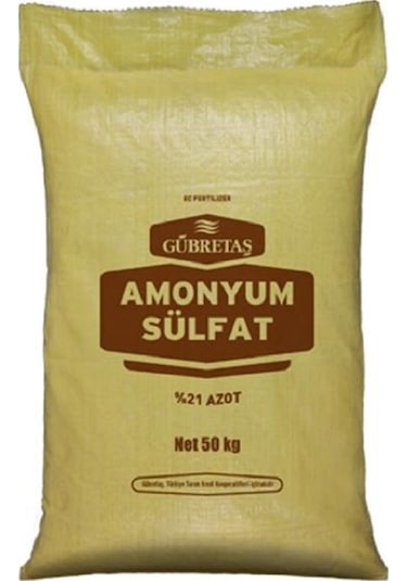 Gübretaş Amonyüm Sülfat %21 Azot Kükürt Şeker Çim Gübresi 50 KG
